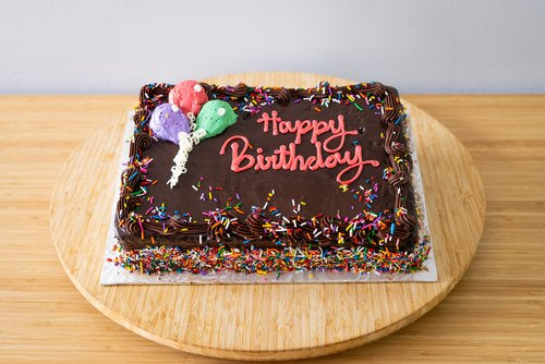 Double Chocolate Quarter Slab Cake