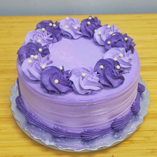 Classic Ube Round Cake
