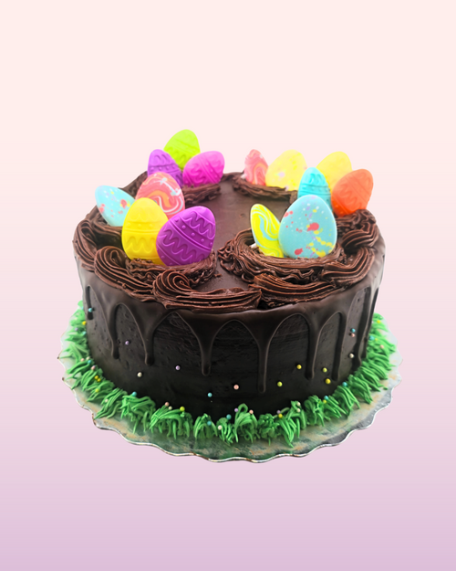 Easter Double Chocolate Cake