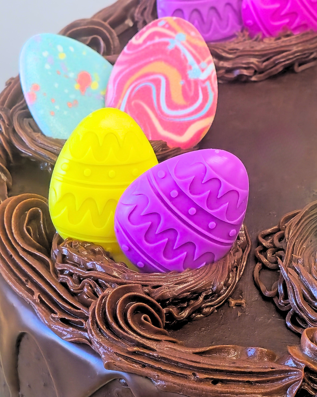 Easter Double Chocolate Cake