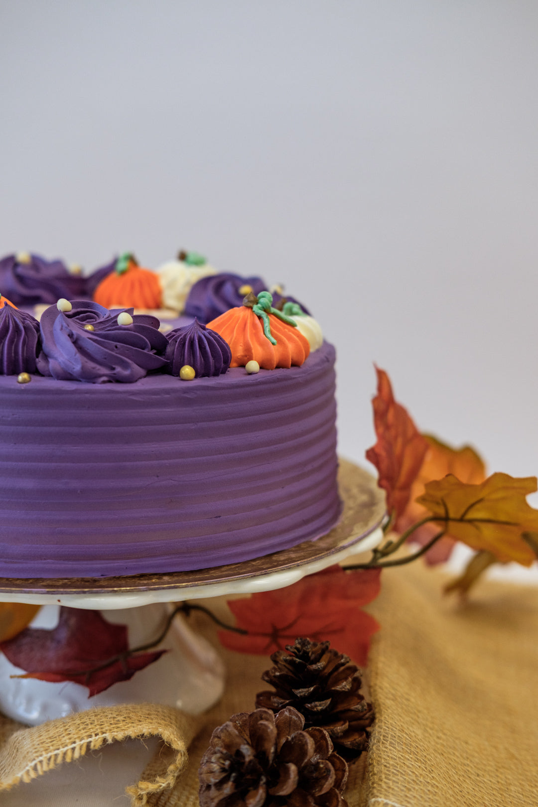 Classic Ube Round Cake
