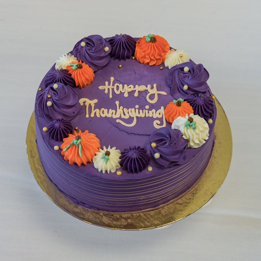 Classic Ube Round Cake